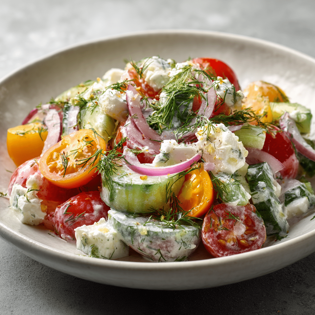 Easy Creamy Greek Yogurt Salad Dressing Recipe
