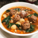 Instant Pot Meatball Minestrone Soup Recipe