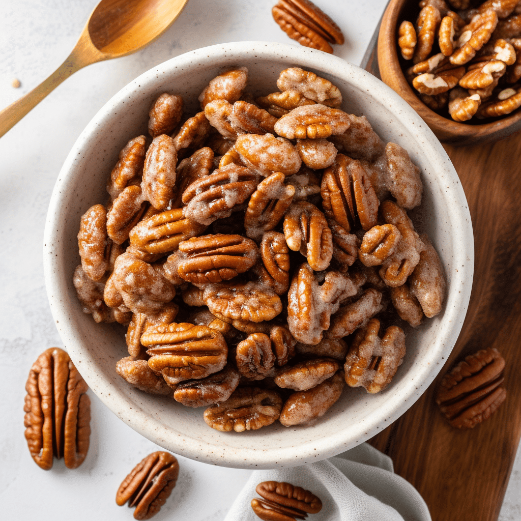 Air Fryer Candied Pecans Recipe
