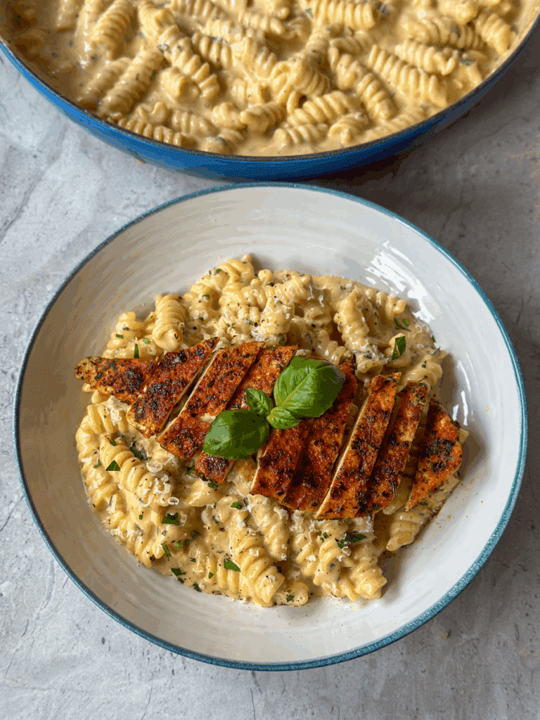 Creamy Chicken Garlic Parmesan Pasta Recipe
