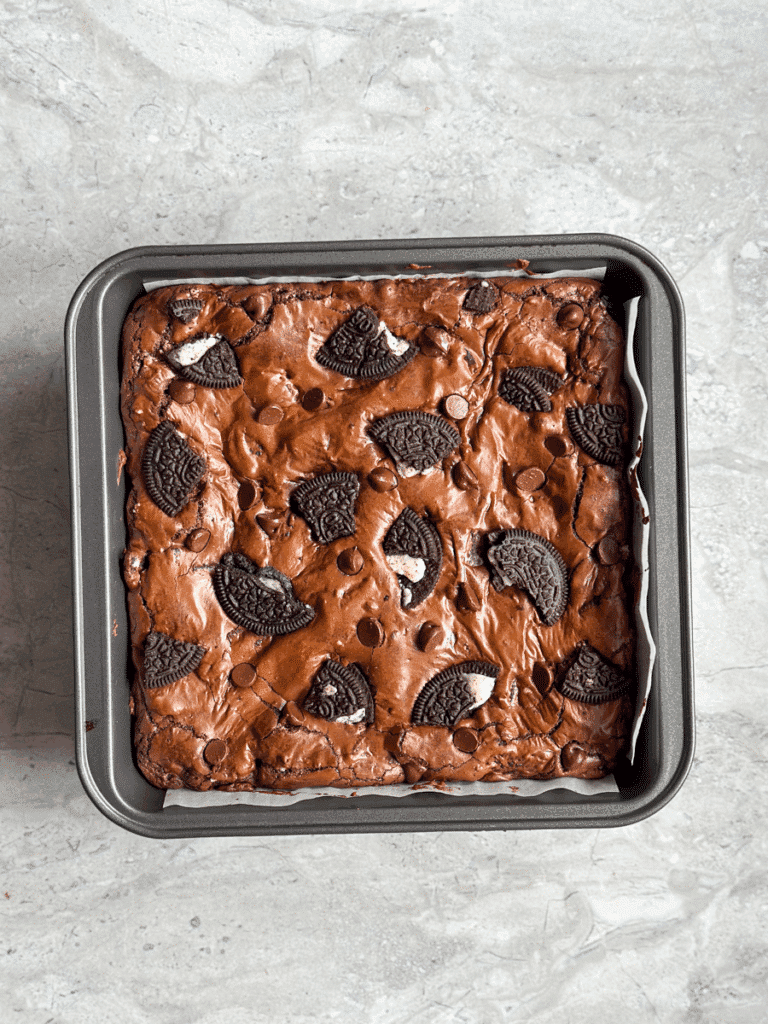 Easy Fudgy Oreo Brownie Recipe