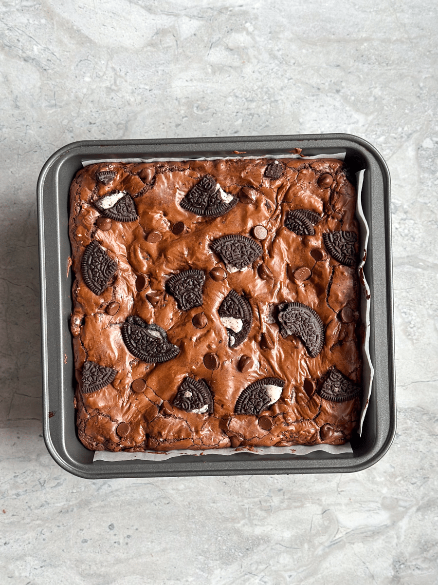 Easy Fudgy Oreo Brownie Recipe