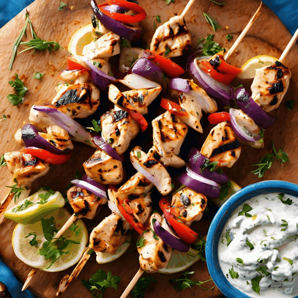 Authentic Greek Chicken Souvlaki Recipe