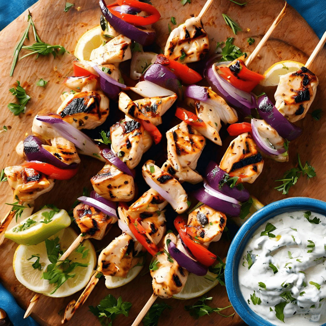 Authentic Greek Chicken Souvlaki Recipe