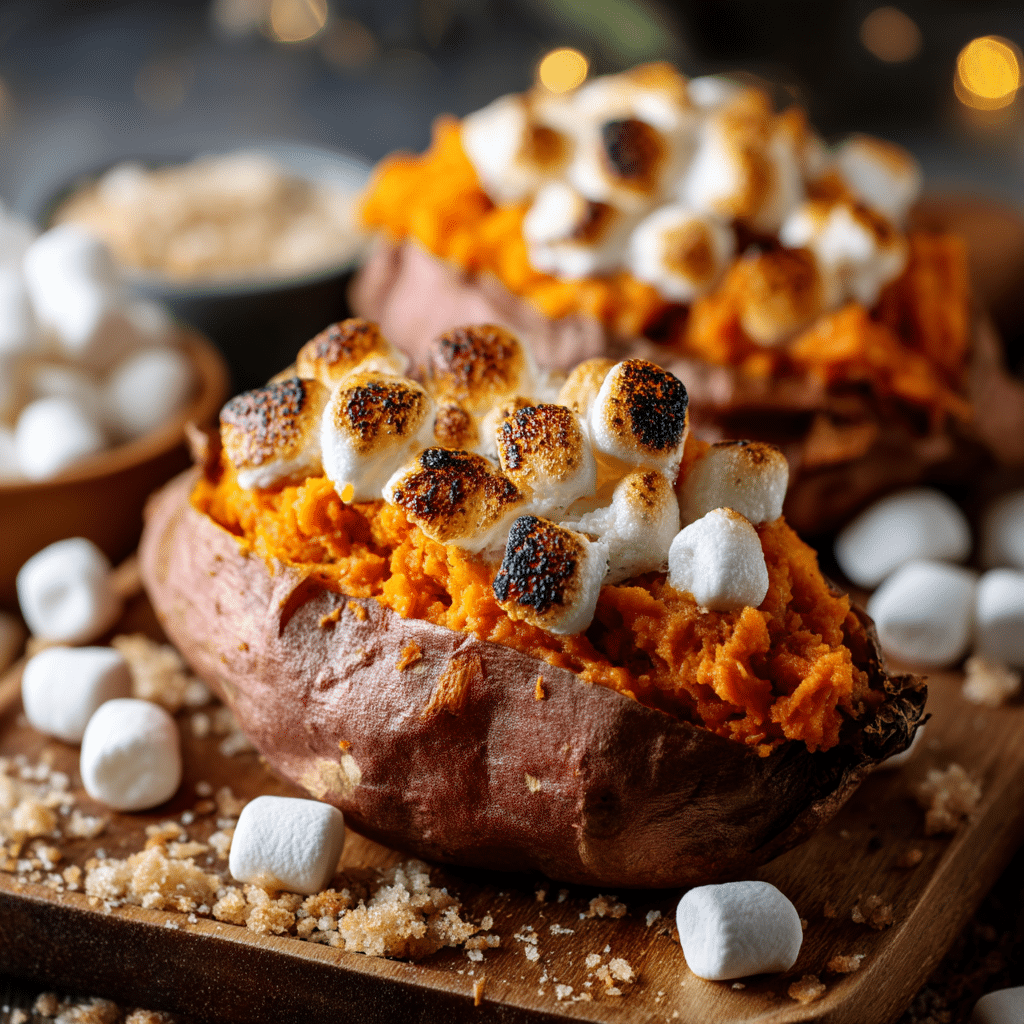 Air Fryer Stuffed Sweet Potatoes Recipe