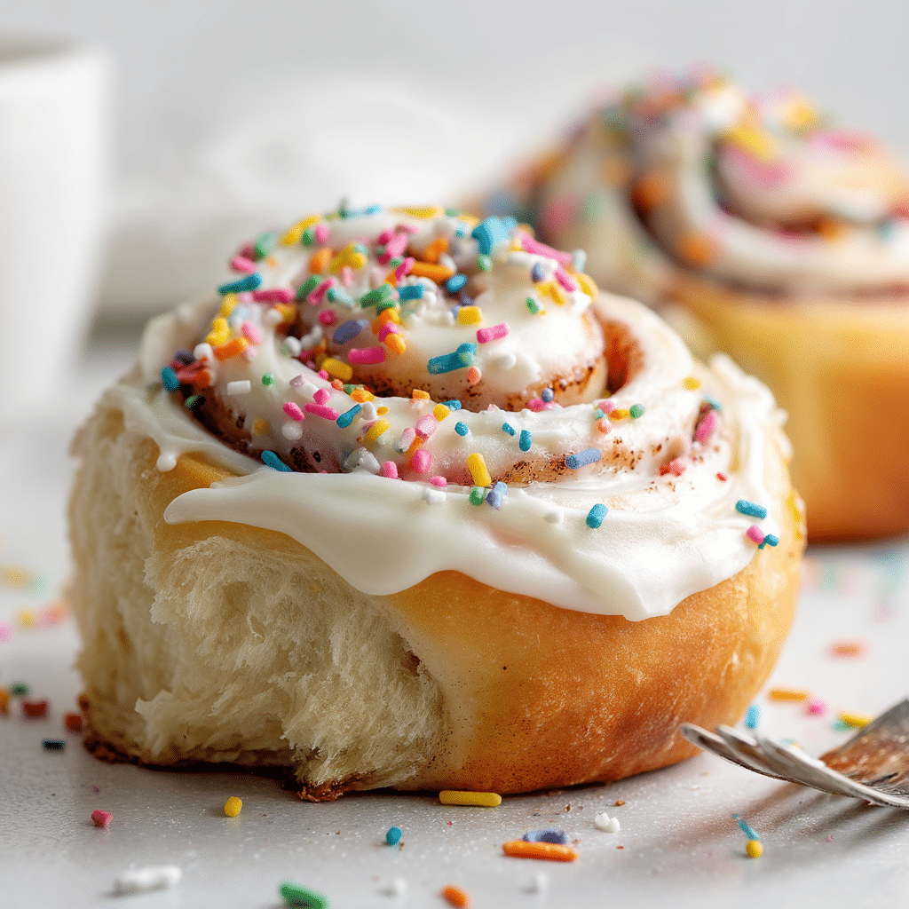 Funfetti Cinnamon Rolls Recipe