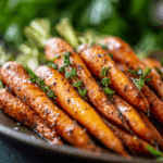Tangy Lemon Garlic Roasted Carrots Recipe