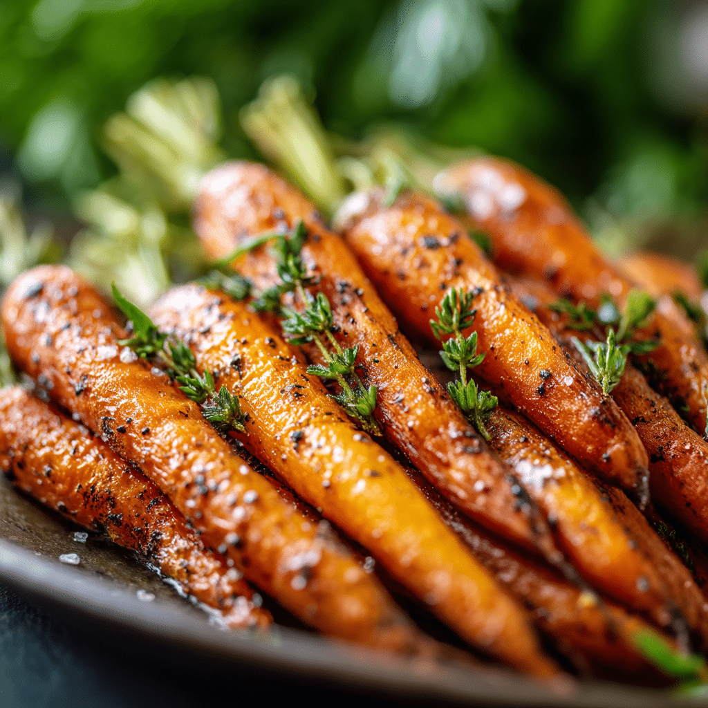 Tangy Lemon Garlic Roasted Carrots Recipe