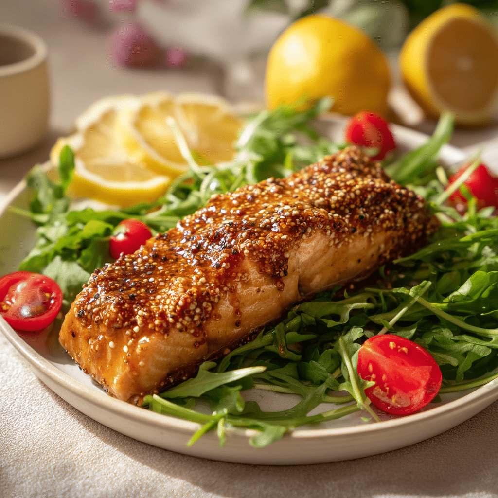 Maple Mustard Salmon Recipe