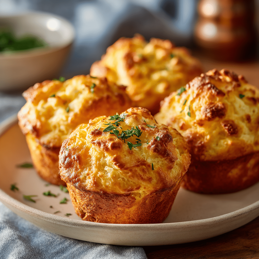 Delicious Cheese and Herb Muffins Recipe