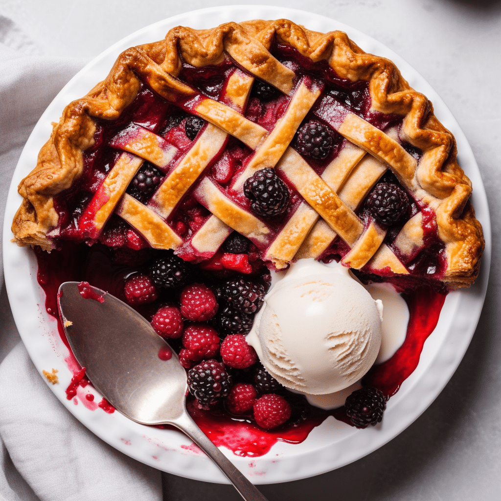 Rhubarb Berry Pie Recipe