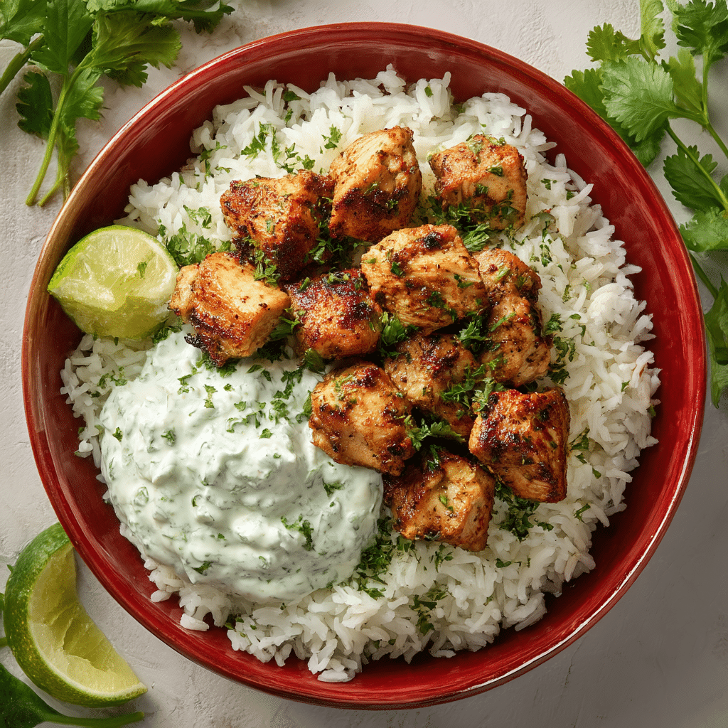 Dump-and-Bake Chicken Tzatziki with Rice Recipe