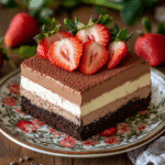 Chocolate Mousse Cake Recipe (3 Layers of Bliss)