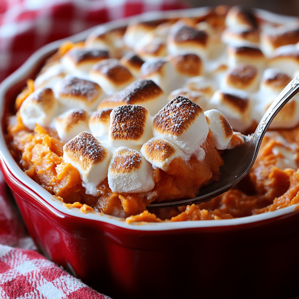 Sweet Potato Casserole with Marshmallows