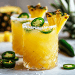 Spicy Pineapple Mezcal Margarita