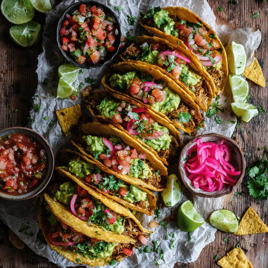 Crispy Cheesy Refried Bean Tacos