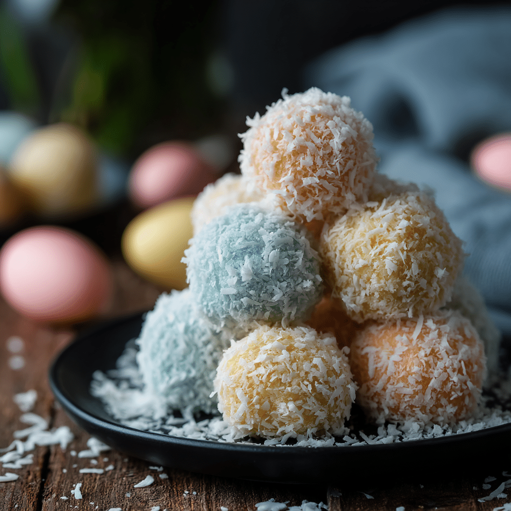 Easter Bunny Coconut Tails: A No-Bake Easter Treat