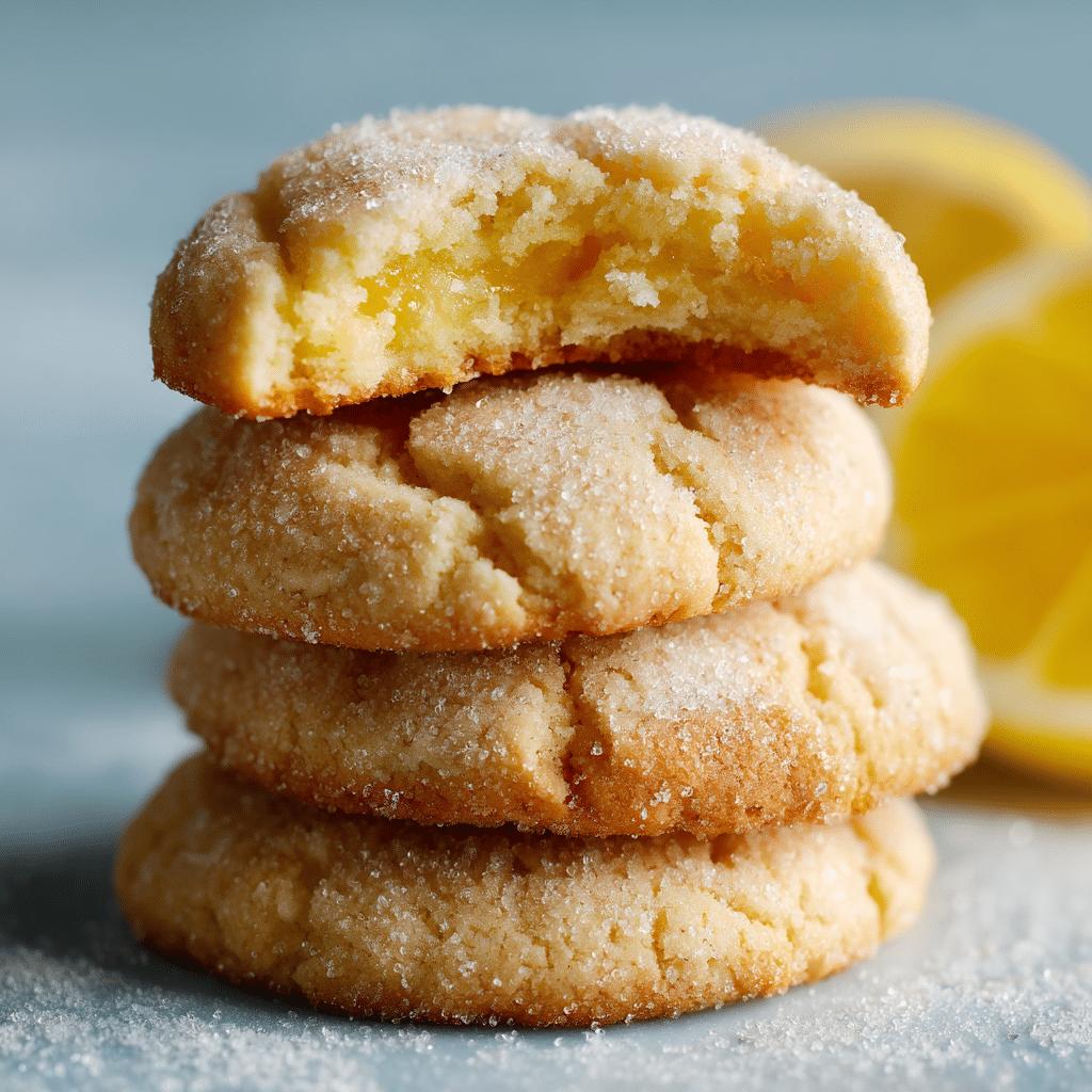 Lemon Curd Crème Brûlée Cookies – Tangy & Sweet Treat