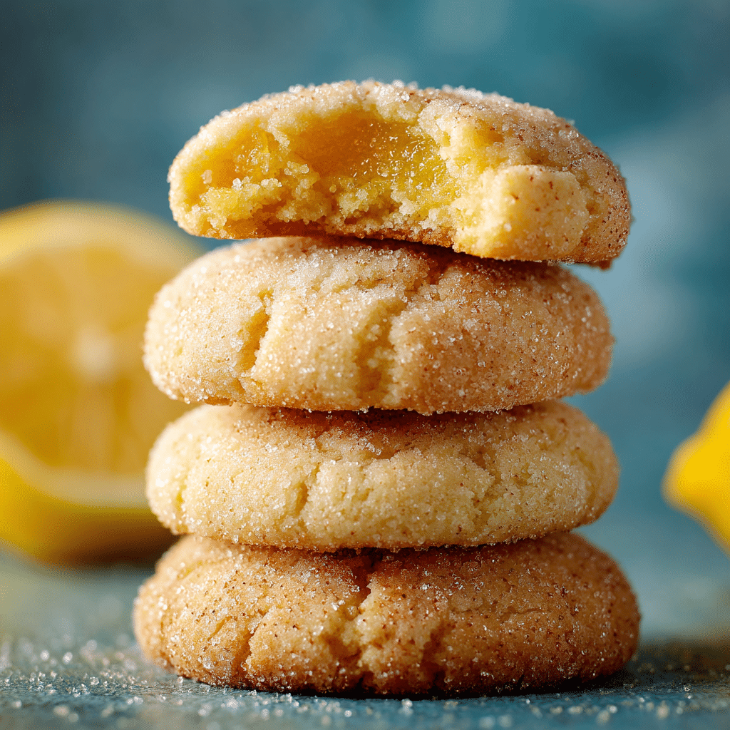 Lemon Curd Crème Brûlée Cookies – Tangy & Sweet Treat