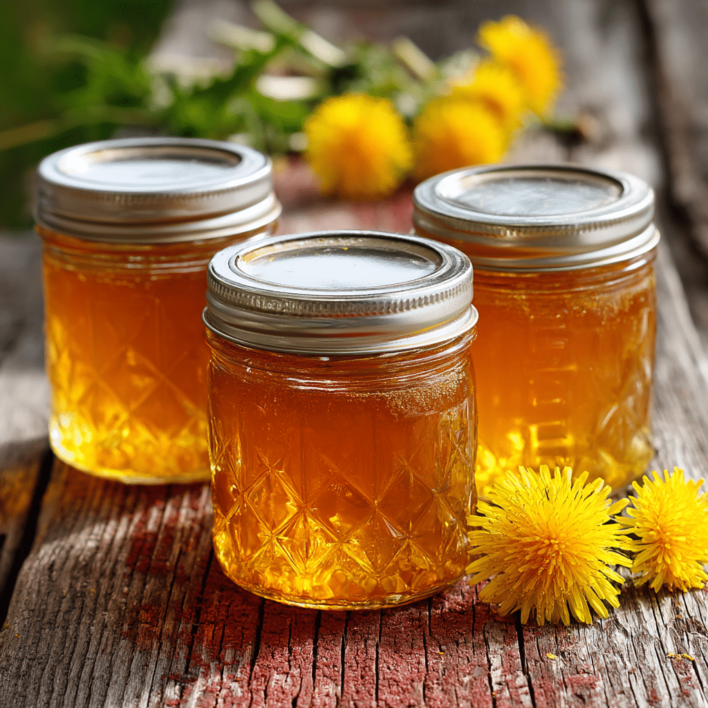 Dandelion Flower Jelly Recipe
