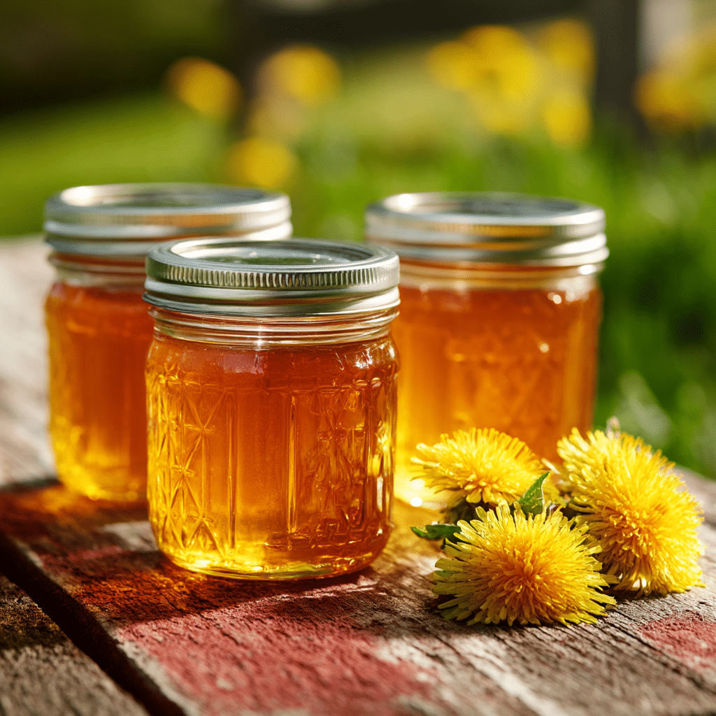 Dandelion Flower Jelly Recipe