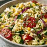 Orzo Pasta Salad with Lemon Vinaigrette