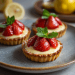 Strawberry Mascarpone Tartlets with Lemon Curd