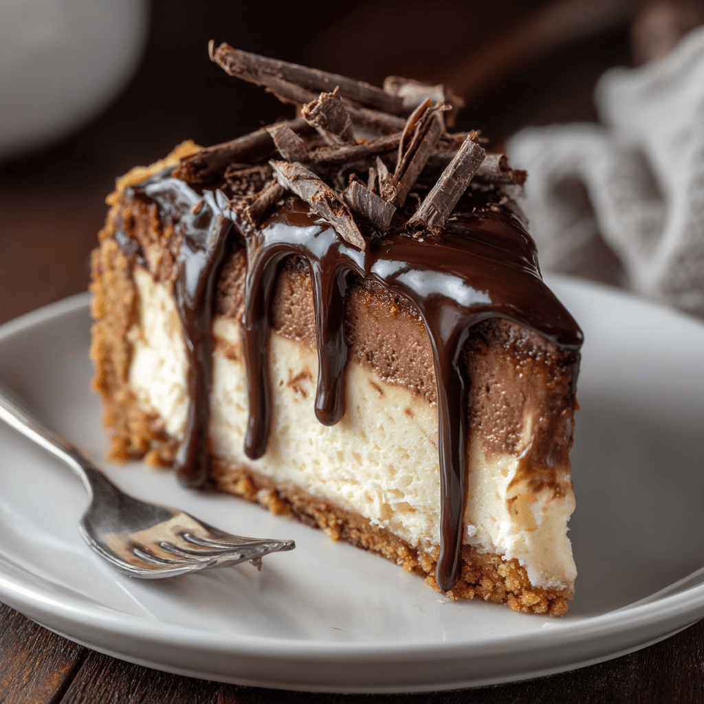 Boston Cream Pie Cheesecake
