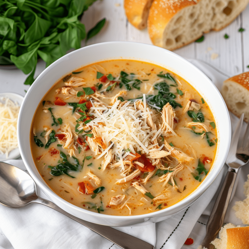 Slow Cooker White Chicken Lasagna Soup Recipe