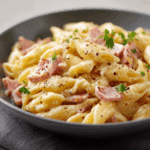 Creamy Ham and Cheese Pasta