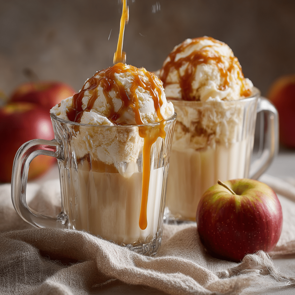 Caramel Apple Cider Float Recipe