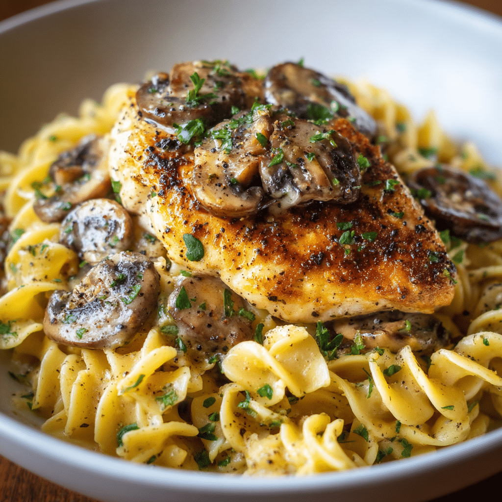 Chicken with Buttered Noodles