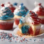 4th of July Firework Cupcakes