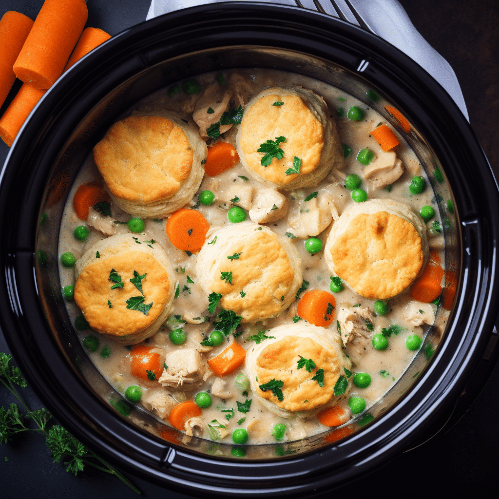 Slow Cooker Chicken and Biscuits Recipe