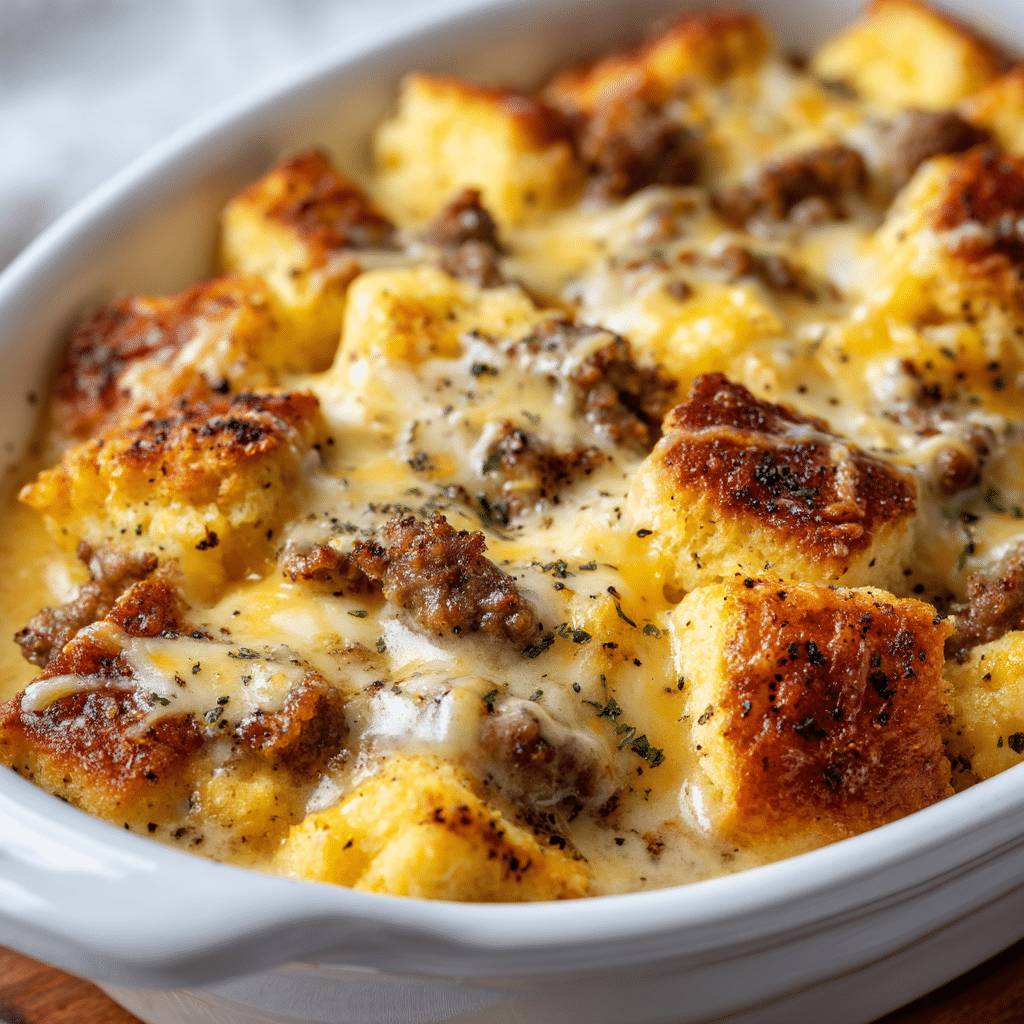Best Biscuit and Gravy Casserole