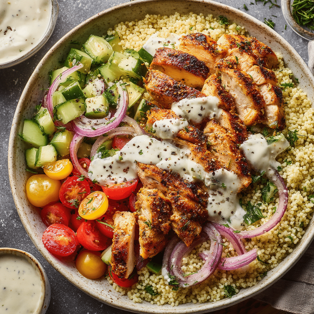 Easy Greek Chicken Bowls Recipe