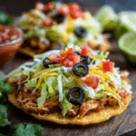 Chicken Tostadas