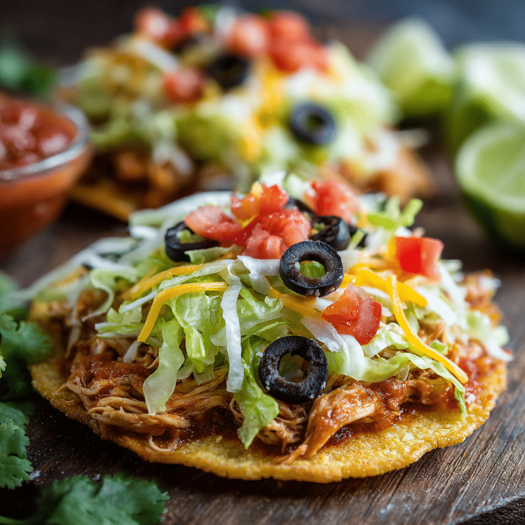 Chicken Tostadas