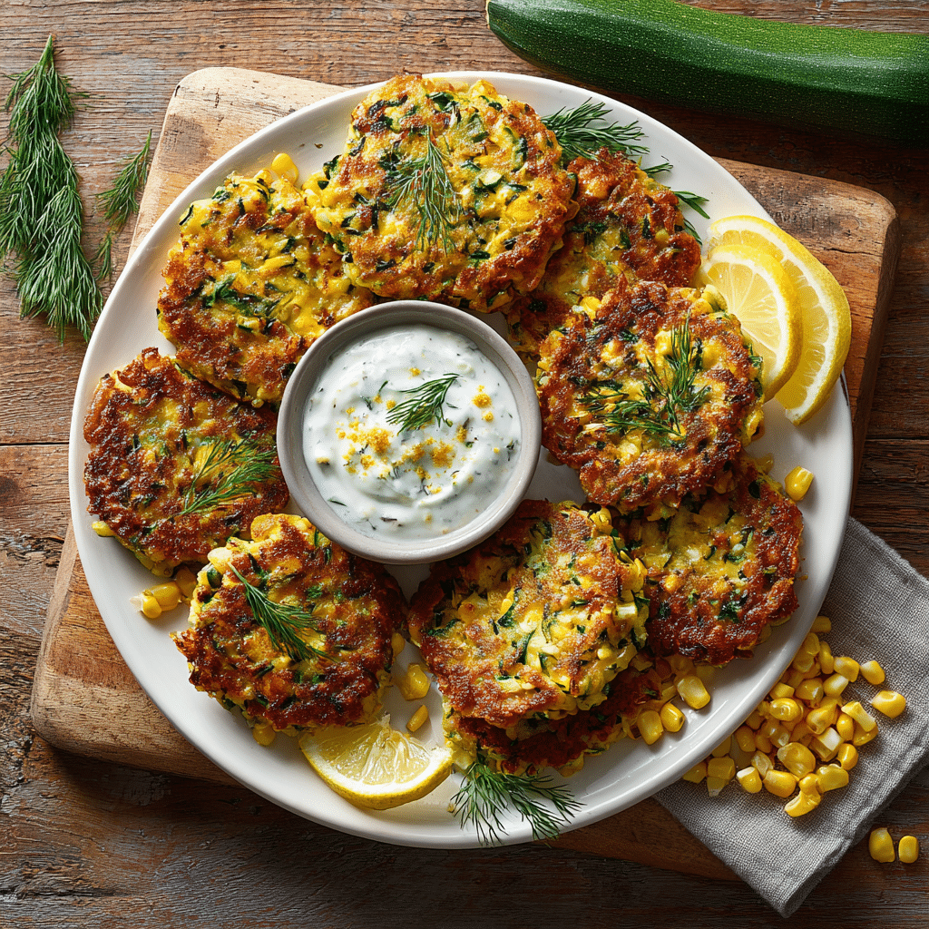 Zucchini Corn Fritters