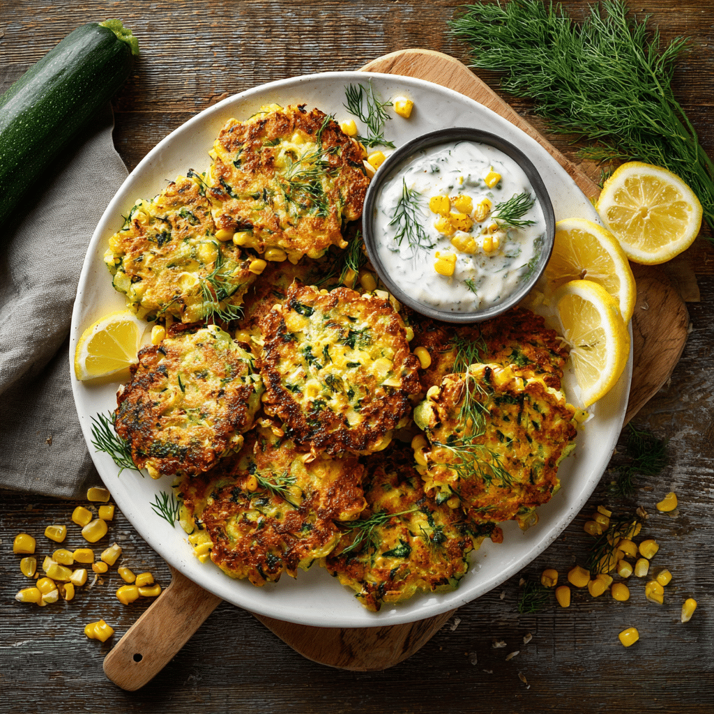 Zucchini Corn Fritters