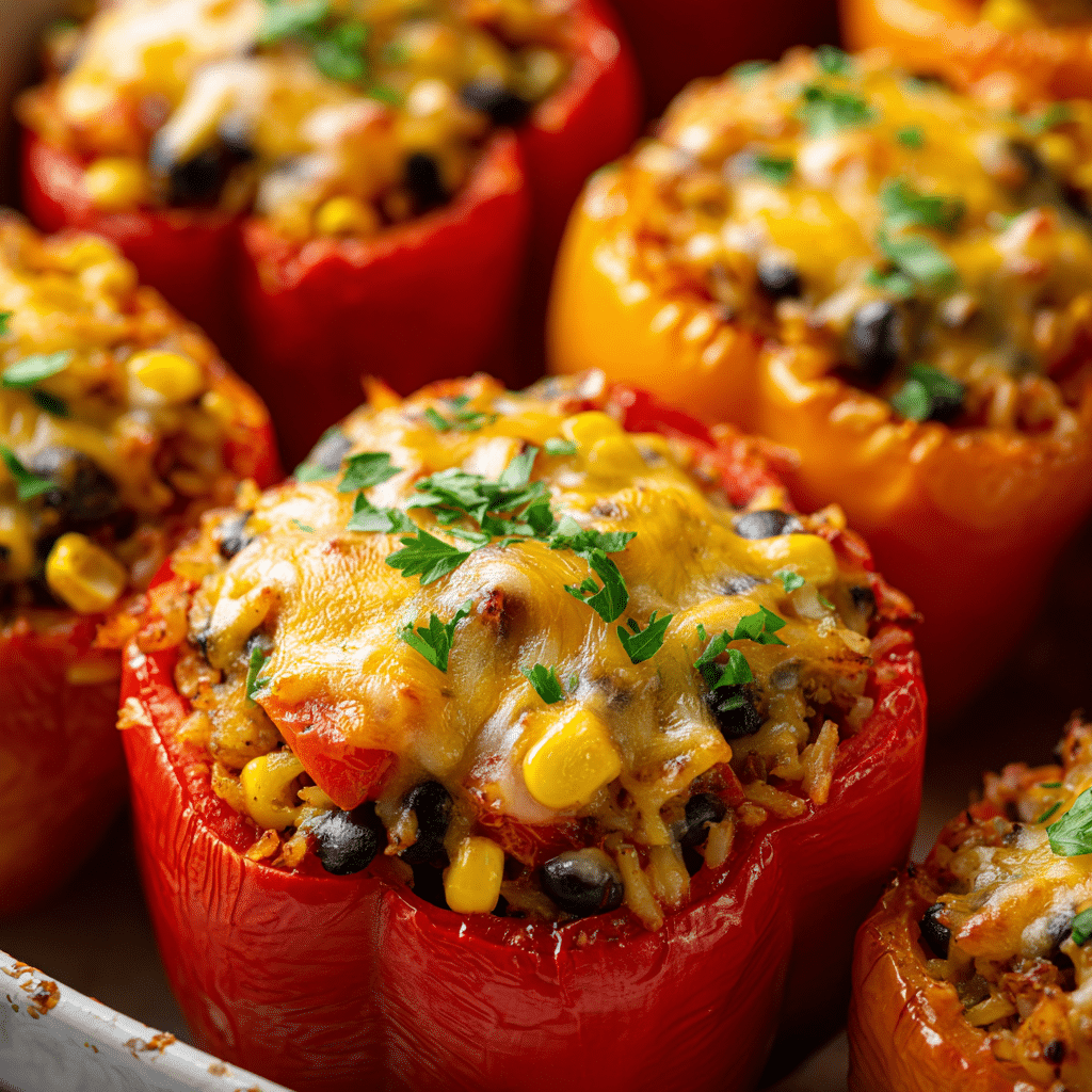 Turkey Taco Stuffed Peppers
