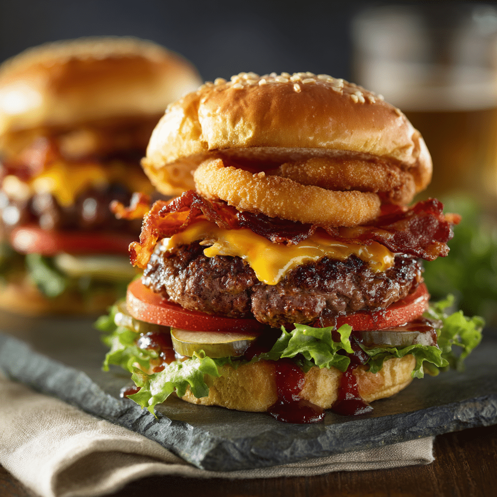 Grilled BBQ Burger