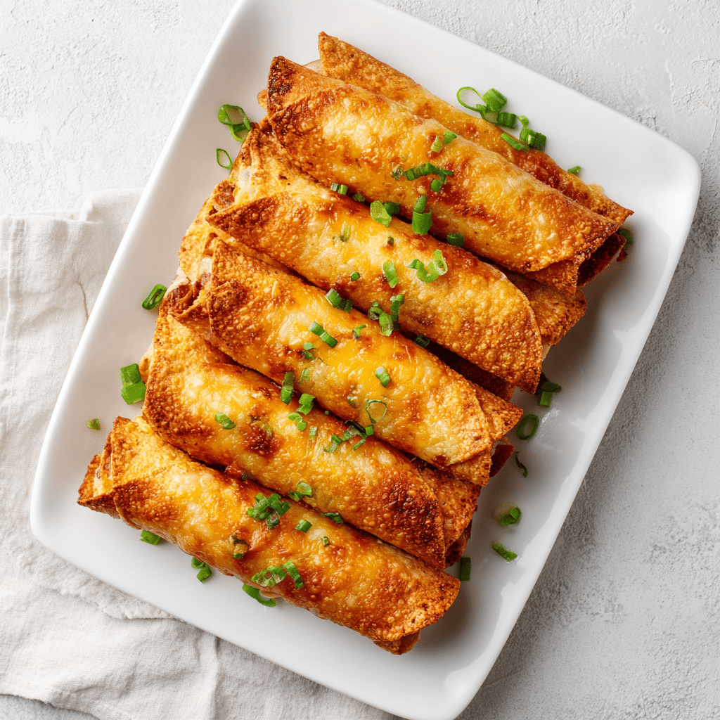 Air Fryer Buffalo Chicken Egg Rolls
