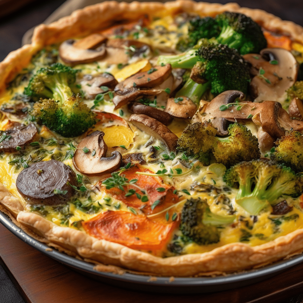 Delicious Springtime Vegetable Quiche Recipe