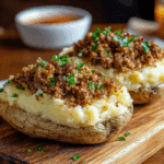 Shepherd’s Pie Potato Skins