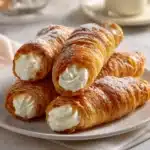 Italian Cream Stuffed Cannoncini Recipe