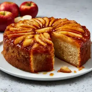 Brown Butter Apple Upside Down Cake Recipe