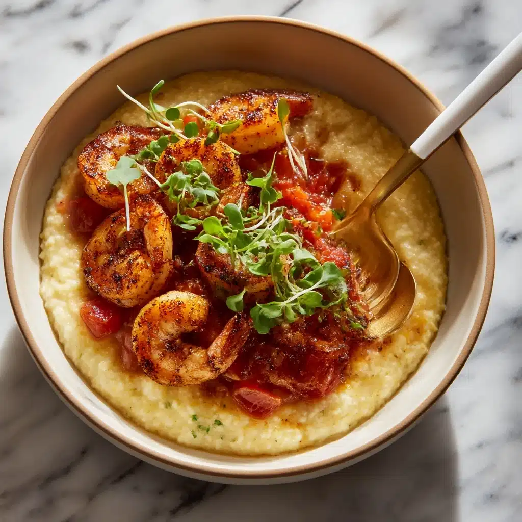 Pesto Shrimp and Parmesan Risotto Recipe - Recipe Image