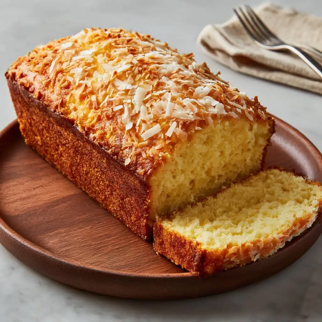 Small Batch Triple Coconut Loaf Cake Recipe