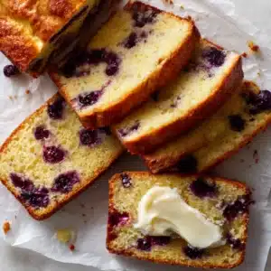 Springy Blueberry Lemon Bread Recipe